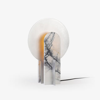 Arch Marble Table Lamp-Neutral Decor