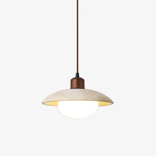 Onorarae Dôme-Abat-Jour Travertin Pendentif Lumière
