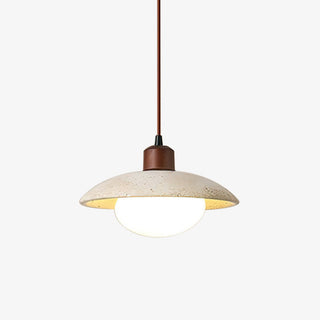 Onorarae Dôme-Abat-Jour Travertin Pendentif Lumière