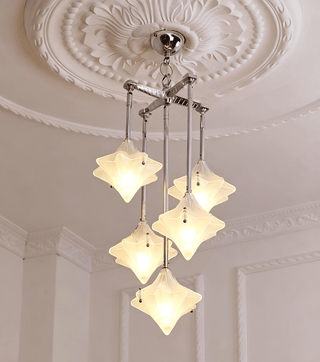 Elowen Long Prism Star Chandelier-Neutral Decor