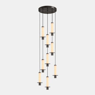 Eirenelia Suspension en Albâtre Cylindrique