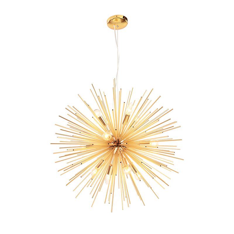 Valentina Design LED Suspension Or Métal Salle à manger Salon Chambre à coucher