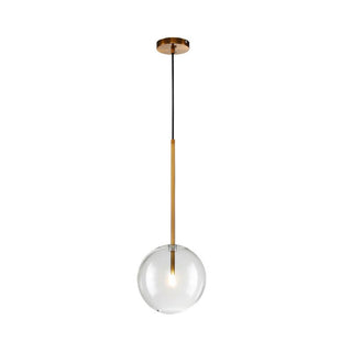 Valentina Glass Bulb LED Suspension Or Métal Verre Chambre à coucher