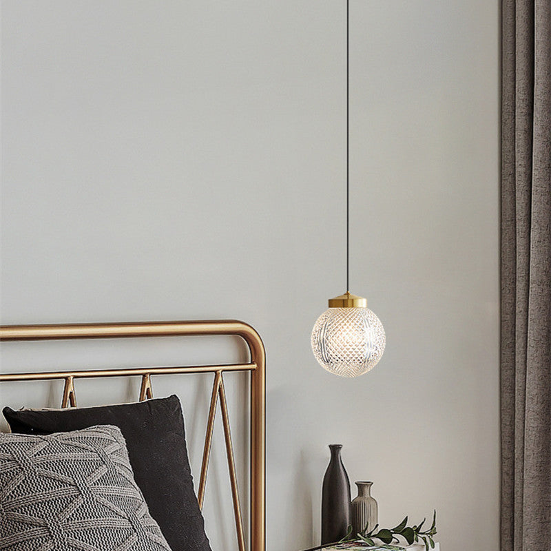 Valentina Suspension Globe Moderne, Métal/Verre, Or, Chambre