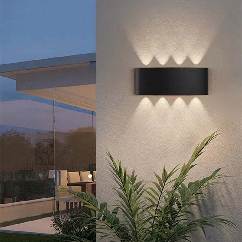 Korinex Applique Murale Rectangulaire Moderne Noir/Blanc. Corridor-Cielum
