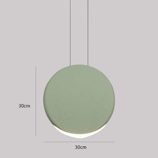Valentina Suspension Ronde Simple, Métal/Résine, Noir/Vert/Brun/Gris/Blanc, Chambre à Coucher/Bureau