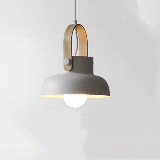 Valentina Vintage Suspension Noir/Orange Métal/Bois Chambre à coucher
