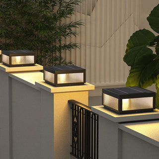 Eminex Lampe de Poteau avec Rayures Horizontales-Luire