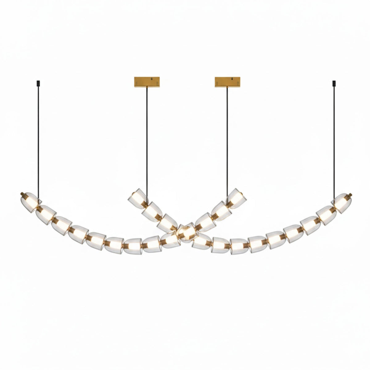 Gabriel Gold Chandelier-Neutral Decor