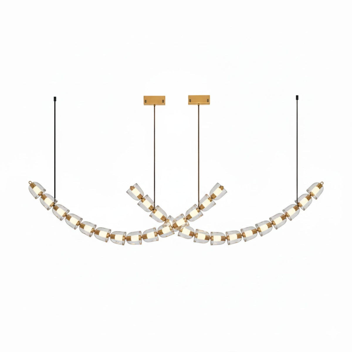 Gabriel Gold Chandelier-Neutral Decor