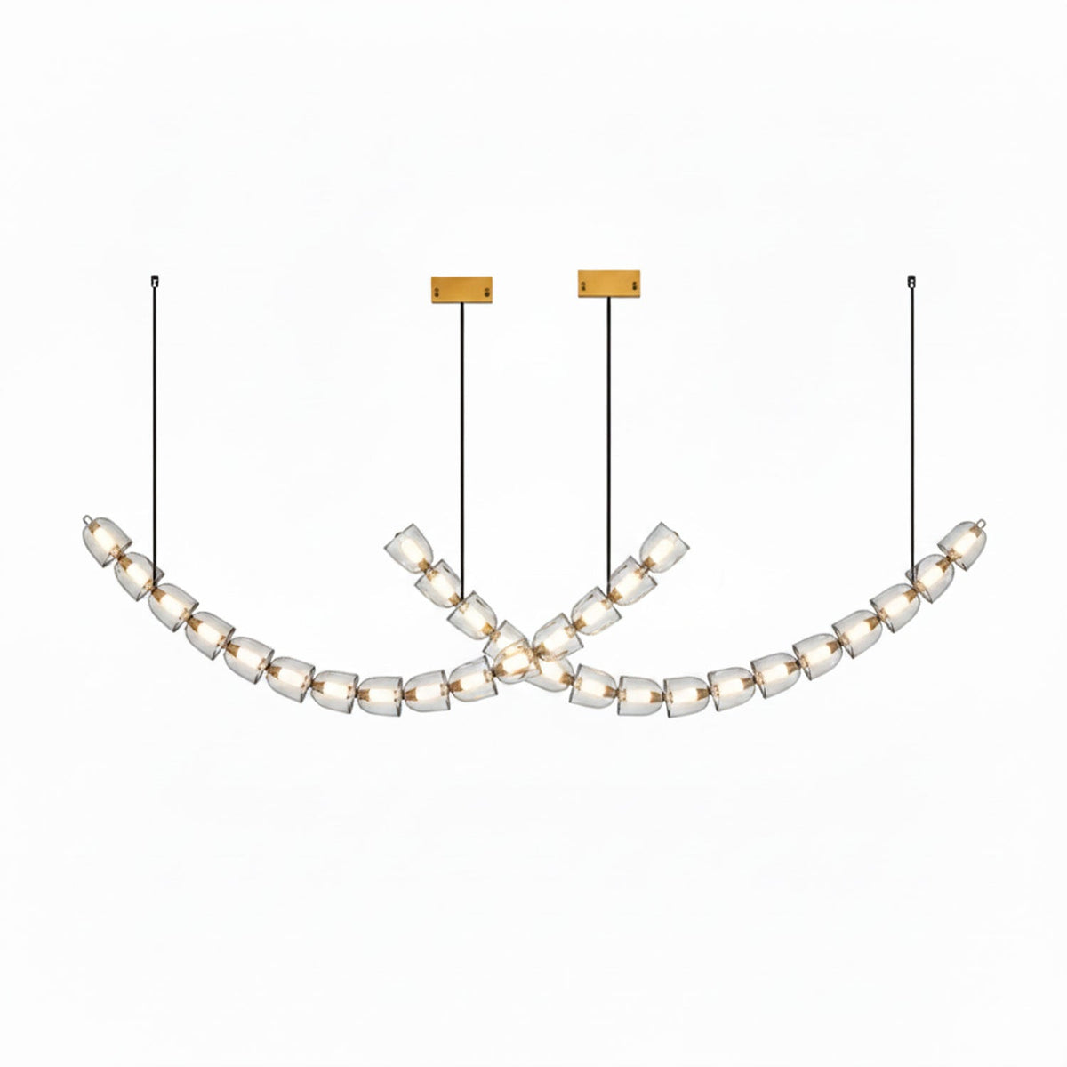 Gabriel Gold Chandelier-Neutral Decor