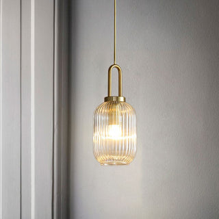 Arisha Moderne LED Suspension Doré Métal Verre Salle à Manger