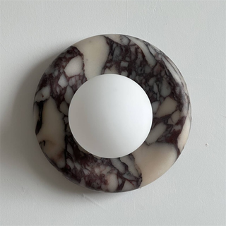 Bvlgari Applique Murale Moderne Minimaliste Evenir en Marbre Violet