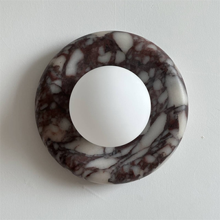 Bvlgari Applique Murale Moderne Minimaliste Evenir en Marbre Violet