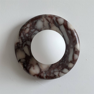 Bvlgari Applique Murale Moderne Minimaliste Evenir en Marbre Violet