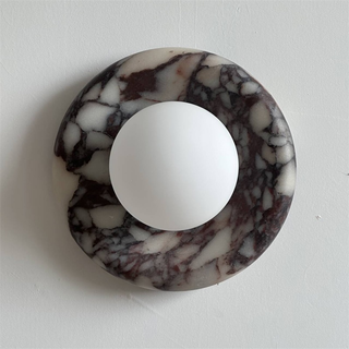 Bvlgari Applique Murale Moderne Minimaliste Evenir en Marbre Violet