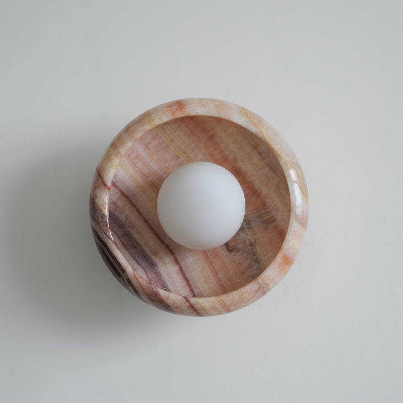 Piedra Applique Murale Marbre Verre Minimaliste