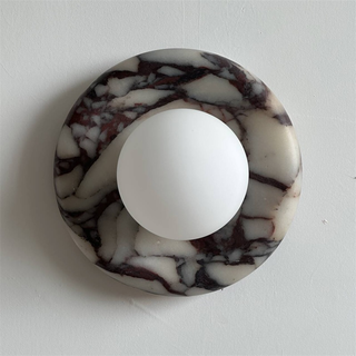 Bvlgari Applique Murale Moderne Minimaliste Evenir en Marbre Violet
