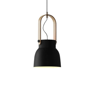 Valentina Vintage Suspension Noir/Orange Métal/Bois Chambre à coucher