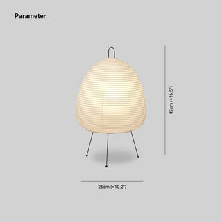 Ritta Intérieur Lampadaire Moderne Papier/Métal Blanc Salon/Bureau