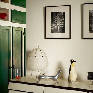Ritta Intérieur Lampadaire Moderne Papier/Métal Blanc Salon/Bureau