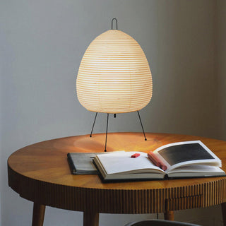 Ritta Intérieur Lampadaire Moderne Papier/Métal Blanc Salon/Bureau