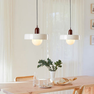 Ravelix Suspension Ronde Vintage Verre Salon-Luire
