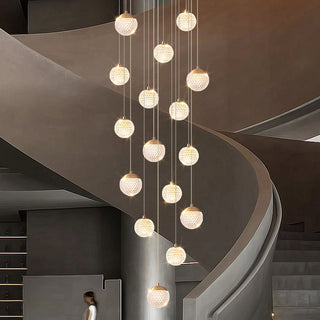 Arisha Luminaires Suspensions Multi/Bulle Moderne Métal/Acrylique Doré Chambre à Coucher