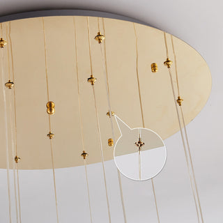 Arisha Luminaires Suspensions Multi/Bulle Moderne Métal/Acrylique Doré Chambre à Coucher