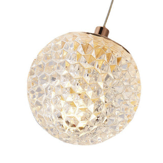 Arisha Luminaires Suspensions Multi/Bulle Moderne Métal/Acrylique Doré Chambre à Coucher