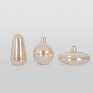 Valentina Luminaires Suspensions Dôme Moderne Métal/Verre Ambre Salon/Chambre à Coucher