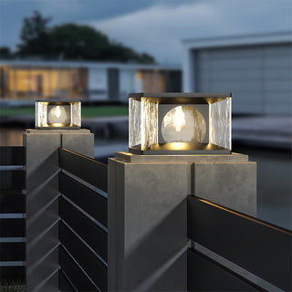 Ray Lampe de Poteau Solaire, Transparent, L 20/30/40/50CM