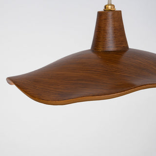 Arisha Suspension Vague Minimaliste, Resine, Marron, Salon