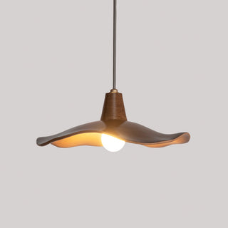 Arisha Suspension Vague Minimaliste, Resine, Marron, Salon