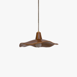 Arisha Suspension Vague Minimaliste, Resine, Marron, Salon