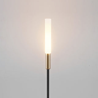 Lominex Borne Extérieure Roseau Moderne Noir Allée-Luire