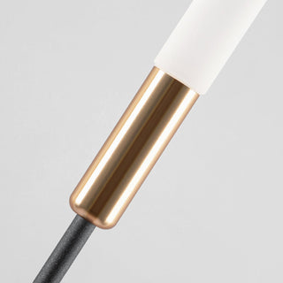 Lominex Borne Extérieure Roseau Moderne Noir Allée-Luire