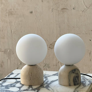 Aalia Lampe de Table Marbre Minimaliste Moderne