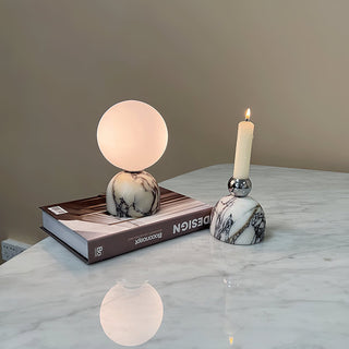 Aalia Lampe de Table Marbre Minimaliste Moderne