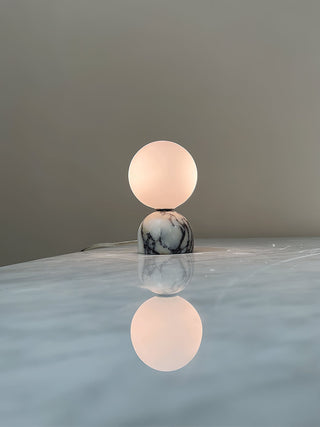 Aalia Lampe de Table Marbre Minimaliste Moderne