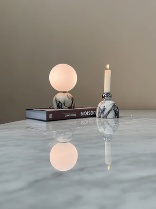 Aalia Lampe de Table Marbre Minimaliste Moderne