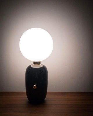 Nyxen Lampe de Table en Verre Industriel