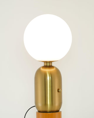 Nyxen Lampe de Table en Verre Industriel