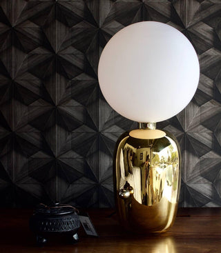Nyxen Lampe de Table en Verre Industriel