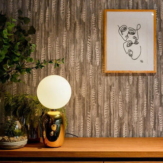 Nyxen Lampe de Table en Verre Industriel