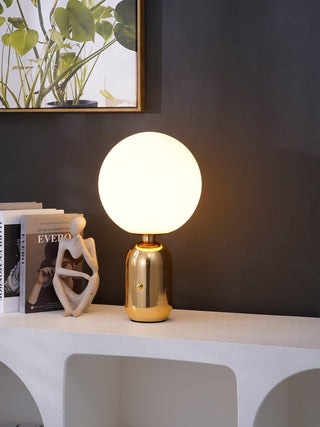 Nyxen Lampe de Table en Verre Industriel