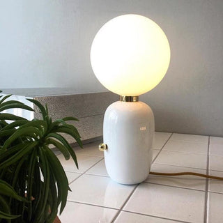 Nyxen Lampe de Table en Verre Industriel