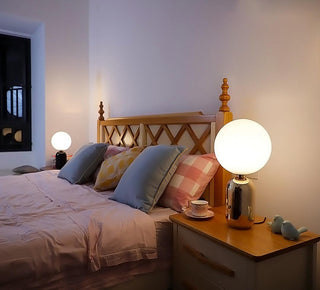 Nyxen Lampe de Table en Verre Industriel