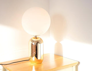 Nyxen Lampe de Table en Verre Industriel