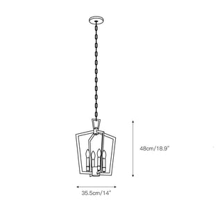 Abbotswell Lustre Traditionnel Moderne Laiton
